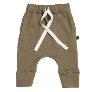 KidWild Organics Drawstring Pants Mocha 18-24 M